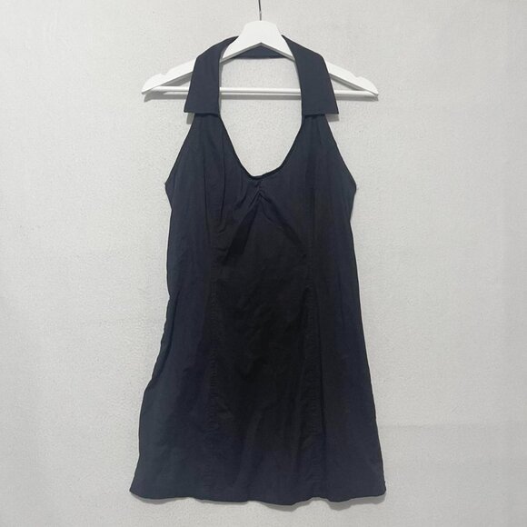 Black halter summer dress size M GBY Express - Picture 3 of 6